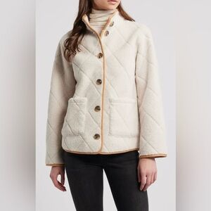 Lauren Ralph Lauren Quilted Faux Shearling
